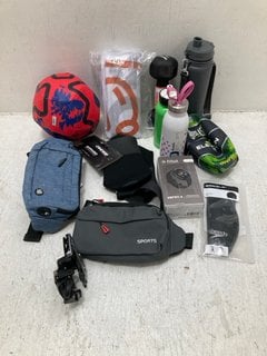 QTY OF ASSORTED ITEMS TO INCLUDE YORK FITNESS 3KG DUMBBELL: LOCATION - CR11