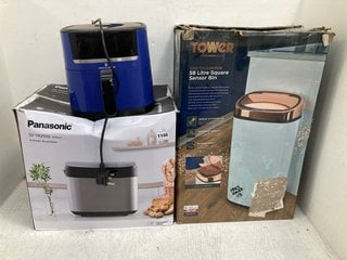 QTY OF ASSORTED HOME ITEMS TO INCLUDE PANASONIC AUTOMATIC BREAD MAKER : MODEL SD-YR2550: LOCATION - DR9