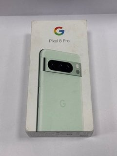 GOOGLE PIXEL 8 PRO 128 GB SMARTPHONE (ORIGINAL RRP - £749) IN MINT: MODEL NO GC3VE (WITH BOX & ALL ACCESSORIES) [JPTM125003]. (SEALED UNIT). THIS PRODUCT IS FULLY FUNCTIONAL AND IS PART OF OUR PREMIU