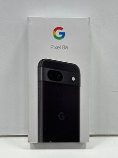 GOOGLE PIXEL 8A 256GB SMARTPHONE IN OBSIDIAN: MODEL NO G6GPR (WITH BOX & ALL ACCESSORIES) [JPTM125085]. (SEALED UNIT). THIS PRODUCT IS FULLY FUNCTIONAL AND IS PART OF OUR PREMIUM TECH AND ELECTRONICS