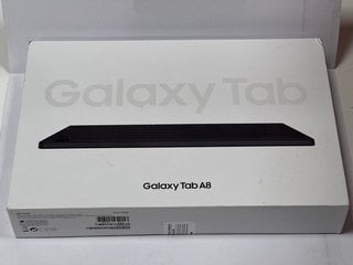 SAMSUNG GALAXY TAB A8 32 GB TABLET WITH WIFI IN GREY: MODEL NO SM-X205 (WITH BOX & ALL ACCESSORIES) [JPTM125135]. (SEALED UNIT). THIS PRODUCT IS FULLY FUNCTIONAL AND IS PART OF OUR PREMIUM TECH AND E