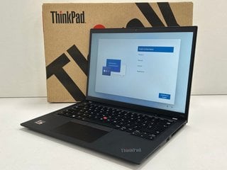 LENOVO THINKPAD T14S GEN 4 512GB LAPTOP: MODEL NO 21F9S0EB01 (WITH BOX & CHARGER CABLE). AMD RYZEN 7 PRO 7840U @ 3.30GHZ, 16GB RAM, 14.0" SCREEN, AMD RADEON 780M GRAPHICS [JPTM125106]. THIS PRODUCT I