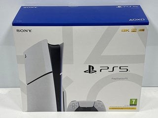 SONY PLAYSTATION 5 (SLIM) 1 TB GAMES CONSOLE IN WHITE: MODEL NO CFI-2016 (WITH BOX & ALL ACCESSORIES) [JPTM125123]. THIS PRODUCT IS FULLY FUNCTIONAL AND IS PART OF OUR PREMIUM TECH AND ELECTRONICS RA