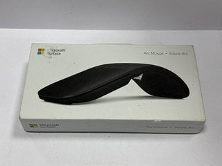 MICROSOFT SURFACE ARC MOUSE PC ACCESSORIES (ORIGINAL RRP - £79) IN BLACK: MODEL NO 1791 (WITH BOX) [JPTM125130]. (SEALED UNIT). THIS PRODUCT IS FULLY FUNCTIONAL AND IS PART OF OUR PREMIUM TECH AND EL