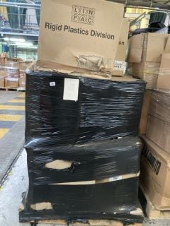 PALLET OF ASSORTED FOOD TAKE-AWAY ITEMS TO INCLUDE LINPAC C70D BLACK MICRON CONTAINERS