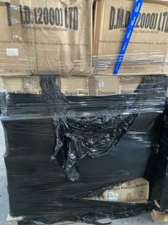 PALLET OF ASSORTED FOOD TAKE-AWAY ITEMS TO INCLUDE LINPAC C70D BLACK MICRON CONTAINERS