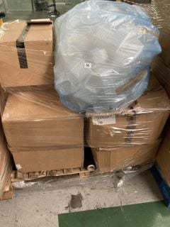 PALLET OF ASSORTED FOOD TAKE-AWAY ITEMS TO INCLUDE LINPAC C78-25 CLEAR CONTAINERS