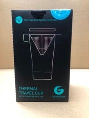 12 X THERMAL TRAVEL CUP WITH POUR OVER FILTER: LOCATION - A