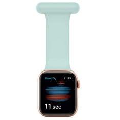 QUANTITY OF FOB FOR APPLE WATCH STRAP 42MM 44MM, SOFT SILICONE REPLACEMENT PIN FOB STRAP INFECTION CONTROL DESIGN FOR NURSES DOCTORS HEALTHCARE BEAUTICIANS COMPATIBLE WITH IWATCH SERIES, SE/6/5/4/3/2