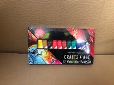 QUANTITY OF  CRAFTS 4 ALL 12 WATERCOLOR PAINT SET: LOCATION - D