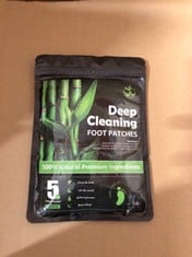 QUANTITY OF DEEP CLEANING FOOT PATCHES : LOCATION - D