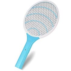 21 X WUEAOA ELECTRIC FLY ZAPPER RACKET ULTRALIGHT PORTABLE 35CM,ELECTRIC FLY SWATTER BATTERY OPERATED BUG ZAPPER RACKET FOR INDOOR & OUTDOOR (BATTERIES NOT INCLUDED) - TOTAL RRP £83: LOCATION - A