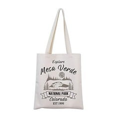 27 X MESA VERDE NATIONAL PARK TOTE BAG MESA VERDE NATIONAL PARK TRAVEL GIFT MESA VERDE HIKING GIFT (ME-VER TOTE) - TOTAL RRP £271: LOCATION - E