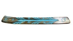 20 X STORE INDYA HANDMADE WOODEN INCENSE STICK HOLDER BURNER WITH BLUE HAND PAINTED PATTERN/ASH CATCHER FOR INSENSE STICKS AND JOSS STICKS/GREAT GIFT FOR ANY OCCASION SIZE 10X1.5 INCH - TOTAL RRP £78