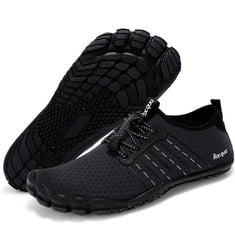 10 X RACQUA QUICK DRY WATER AQUA SPORT BEACH SWIM SURF HIKING FOR MEN WOMEN BLACK EU 37=UK 5.5 - TOTAL RRP £155: LOCATION - G