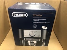 DE'LONGHI MANUAL COFFEE MACHINE STILOSA EC260.GR, 15 BAR PRESSURE, CAPPUCCINO SYSTEM, AUTOMATIC SWITCH-OFF, COMPATIBLE WITH ESE PODS, 2 LEVEL TRAY, CAPACITY 1L, GREEN.: LOCATION - A