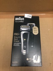 BRAUN SERIES 9 PRO+ ELECTRIC SHAVER FOR MEN, 5 PRO SHAVE ELEMENTS & PRECISION LONG HAIR PROTRIMMER, POWERCASE, 9527S, SILVER, RATED WHICH BEST BUY.: LOCATION - A