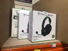 QUANTITY OF TECH & GAMING ITEMS TO INCLUDE TURTLE BEACH RECON 50X GAMING HEADSET FOR XBOX SERIES X|S, XBOX ONE, PS5, PS4, NINTENDO SWITCH, & PC: LOCATION - A