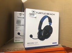 QUANTITY OF ITEMS TO INCLUDE TURTLE BEACH RECON 50P GAMING HEADSET FOR PS5, PS4, XBOX SERIES X|S, XBOX ONE, NINTENDO SWITCH, & PC: LOCATION - A