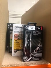 QUANTITY OF HEALTH & BEAUTY ITEMS TO INCLUDE REMINGTON BARBA BEARD TRIMMER (ADVANCED CERAMIC BLADES, POP-UP DETAIL TRIMMER, ADJUSTABLE ZOOM WHEEL, 9 LENGTH SETTINGS, COMB ATTACHMENT, CORD OR CORDLESS