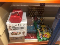 QUANTITY OF FOOD & DRINK ITEMS TO INCLUDE LINDT LINDOR MILK CORNET, 200G SOME ITEMS MAY BE BEST BEFORE : LOCATION - A