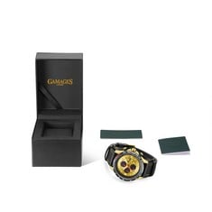 GAMAGES OF LONDON LIMITED EDITION HAND ASSEMBLED GAUGE RACER AUTOMATIC YELLOW SKU:GA1772 £710 : LOCATION - A