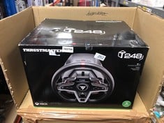 QUANTITY OF TECH & GAMING ITEMS TO INCLUDE THRUSTMASTER T248 FORCE FEEDBACK RACING WHEEL €“ ADVANCED RACING WHEEL FOR XBOX SERIES X|S, XBOX ONE, AND PC:: LOCATION - B