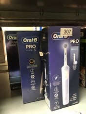 QUANTITY OF HEALTH & BEAUTY ITEMS TO INCLUDE ORAL-B VITALITY PRO ELECTRIC TOOTHBRUSHES ADULTS, 1 HANDLE, 2 TOOTHBRUSH HEADS, 3 BRUSHING MODES INCLUDING SENSITIVE PLUS, 2 PIN UK PLUG, BLUE: LOCATION -