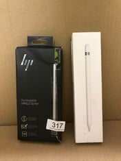 QUANTITY OF TECH & GAMING ITEMS TO INCLUDE HP USB-C RECHARGEABLE TILT PEN STYLUS WITH MPP 2.0 TECHNOLOGY, CUSTOMIZABLE BUTTONS, PEN-POINT ACCURACY, FOR WINDOWS PEN ENABLED LAPTOPS, 30 DAYS BATTERY LI