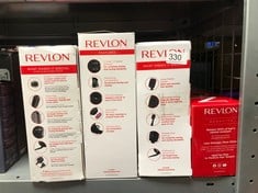 QUANTITY OF HEALTH & BEAUTY ITEMS TO INCLUDE REVLON ONE-STEP HAIR DRYER AND VOLUMISER MID TO SHORT HAIR (ONE-STEP, 2-IN-1 STYLING TOOL, IONIC AND CERAMIC TECHNOLOGY, SMALLER OVAL DESIGN, MULTIPLE HEA