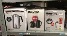 QUANTITY OF KITCHEN & APPLIANCES ITEMS TO INCLUDE BREVILLE BLEND ACTIVE PERSONAL BLENDER & SMOOTHIE MAKER | 350W | 2 PORTABLE BLEND ACTIVE BOTTLES (600ML) | LEAK PROOF LIDS | WHITE & GREEN [VBL246]: