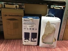 QUANTITY OF KITCHEN & APPLIANCES ITEMS TO INCLUDE 2000ML DEHUMIDIFIERS FOR HOME & BEDROOM - 3 MODES, AUTO DEFROST & DUAL PELTIER -DEHUMIDIFIER FOR BEDROOM WITH HUMIDITY INDICATOR- QUIET DEHUMIDIFIER