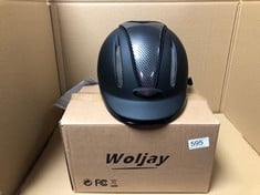 OVALLIERO RIDING HELMETSIZE S/M, RIDING HELMET BLACK SIZE 54 : LOCATION - G