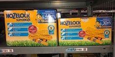 QUANTITY OF ITEMS TO INCLUDE HOZELOCK - SUPERHOZE EXPANDING HOSE 40 M : FLEXIBLE HOSE, STRETCHES UP TO 3X ORIGINAL LENGTH | WITH 2 AQUASTOP FITTINGS FOR A WATERTIGHT CONNECTION: READY TO USE [8240A12