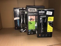 QUANTITY OF HEALTH & BEAUTY ITEMS TO INCLUDE BRAUN SERIES 3 ELECTRIC SHAVER FOR MEN WITH PRECISION BEARD TRIMMER, ELECTRIC RAZOR FOR MEN, UK 2 PIN PLUG, 300, BLACK RAZOR: LOCATION - G