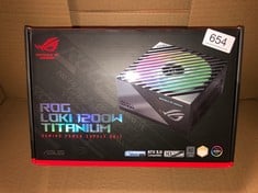 ASUS ROG LOKI SFX-L 1200W TITANIUM PSU (FULLY MODULAR POWER SUPPLY, 80+ TITANIUM, 120MM PWM ARGB FAN, AURA SYNC, ATX 30 COMPATIBLE, PCIE 50 READY).: LOCATION - H