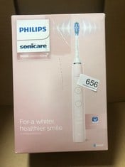 PHILIPS SONICARE DIAMONDCLEAN 9000 PINK ELECTRIC TOOTHBRUSH, 4 MODES, 3 INTENSITIES, GUM PRESSURE SENSOR, APP, CONNECTED HANDLE, USB TRAVEL CASE, UK 2-PIN BATHROOM PLUG - HX9911/53.: LOCATION - H