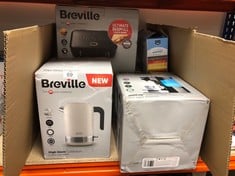 QUANTITY OF KITCHEN & APPLIANCES ITEMS TO INCLUDE BREVILLE HOTCUP HOT WATER DISPENSER | 2.0L WITH 3KW FAST BOIL & VARIABLE DISPENSE | ENERGY-EFFICIENT USE | GLOSS BLACK [VKJ318]: LOCATION - A