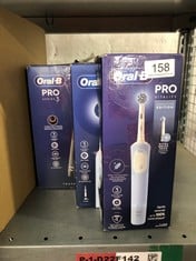 QUANTITY OF HEALTH & BEAUTY ITEMS TO INCLUDE ORAL-B VITALITY PRO ELECTRIC TOOTHBRUSHES ADULTS, 1 HANDLE, 2 TOOTHBRUSH HEADS, 3 BRUSHING MODES INCLUDING SENSITIVE PLUS, 2 PIN UK PLUG, BLUE: LOCATION -