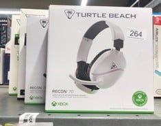 QUANTITY OF TECH & GAMING ITEMS TO INCLUDE TURTLE BEACH RECON 70 CONSOLE WHITE XBOX MULTIPLATFORM GAMING HEADSET FOR XBOX SERIES X|S, XBOX ONE, PS5, PS4, NINTENDO SWITCH, PC AND MOBILE: LOCATION - B