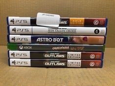 QUANTITY OF TECH & GAMING ITEMS TO INCLUDE STAR WARS OUTLAWS GOLD EDITION: LOCATION - B