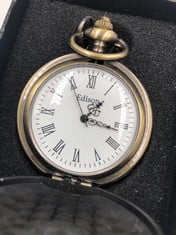 MENS EDISON POCKET WATCH: LOCATION - TOP 50 RACK