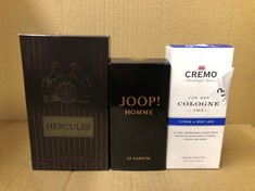 QUANTITY OF HEALTH & BEAUTY ITEMS JOOP! HOMME - LE PARFUM FOR MEN - AROMATIC WITH NOTES OF LAVENDER, IRIS, TONKA BEAN ACCORD - HIGH LONGEVITY - 75ML: LOCATION - B