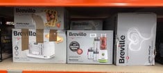 QUANTITY OF KITCHEN & APPLIANCES ITEMS TO INCLUDE BREVILLE BLEND ACTIVE PERSONAL BLENDER & SMOOTHIE MAKER | 350W | FAMILY PACK | 4 PORTABLE BLEND ACTIVE BOTTLES (300ML | 600ML) | LEAK PROOF LIDS | WH