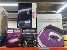 QUANTITY OF KITCHEN & APPLIANCES ITEMS TO INCLUDE TEFAL ACCESS STEAM HANDHELD CLOTHES STEAMER, NO IRONING BOARD NEEDED, 2 STEAM LEVELS, SANITISING STEAM, BLACK & ROSE GOLD, DT8103: LOCATION - C