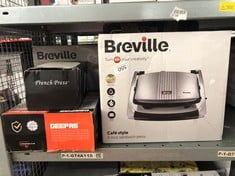 QUANTITY OF KITCHEN & APPLIANCES ITEMS TO INCLUDE BREVILLE SANDWICH/PANINI PRESS & TOASTIE MAKER | 3-SLICE | STAINLESS STEEL [VST025]: LOCATION - C