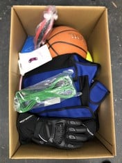 QUANTITY OF SPORT ITEMS TO INCLUDE WILSON NBA FORGE PLUS BASKETBALL: LOCATION - D