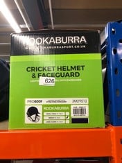 KOOKABURRA UNISEX (56-58 CM) KOOKABURRA PRO 600F CRICKET HELMET MEDIUM 56 58 CM , NAVY, M UK.: LOCATION - D