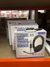 QUANTITY OF TECH & GAMING ITEMS TO INCLUDE VENOM NIGHTHAWK UNIVERSAL GAMING CHAT HEADSET (PS5 / XBOX SERIES X & S / PS4 / XBOX ONE / SWITCH / PC / MAC): LOCATION - D