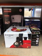 QUANTITY OF KITCHEN & APPLIANCES ITEMS TO INCLUDE LE CREUSET ZEN STOVE-TOP KETTLE WITH WHISTLE, SUITABLE FOR ALL HOB TYPES INCLUDING INDUCTION, ENAMELLED STEEL, CAPACITY: 1.5 L, VOLCANIC, 92009600090